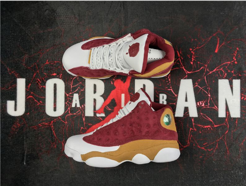 Air Jordan 13 Monta Ellis Premio BIN 23 Team Red Desert Clay White Shoes - Click Image to Close